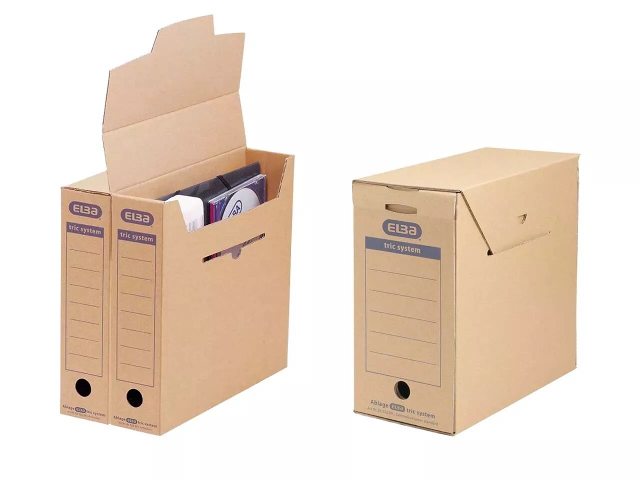 Bo&icirc;te d\'archive recycl&eacute;s \ tric System\ , Elba