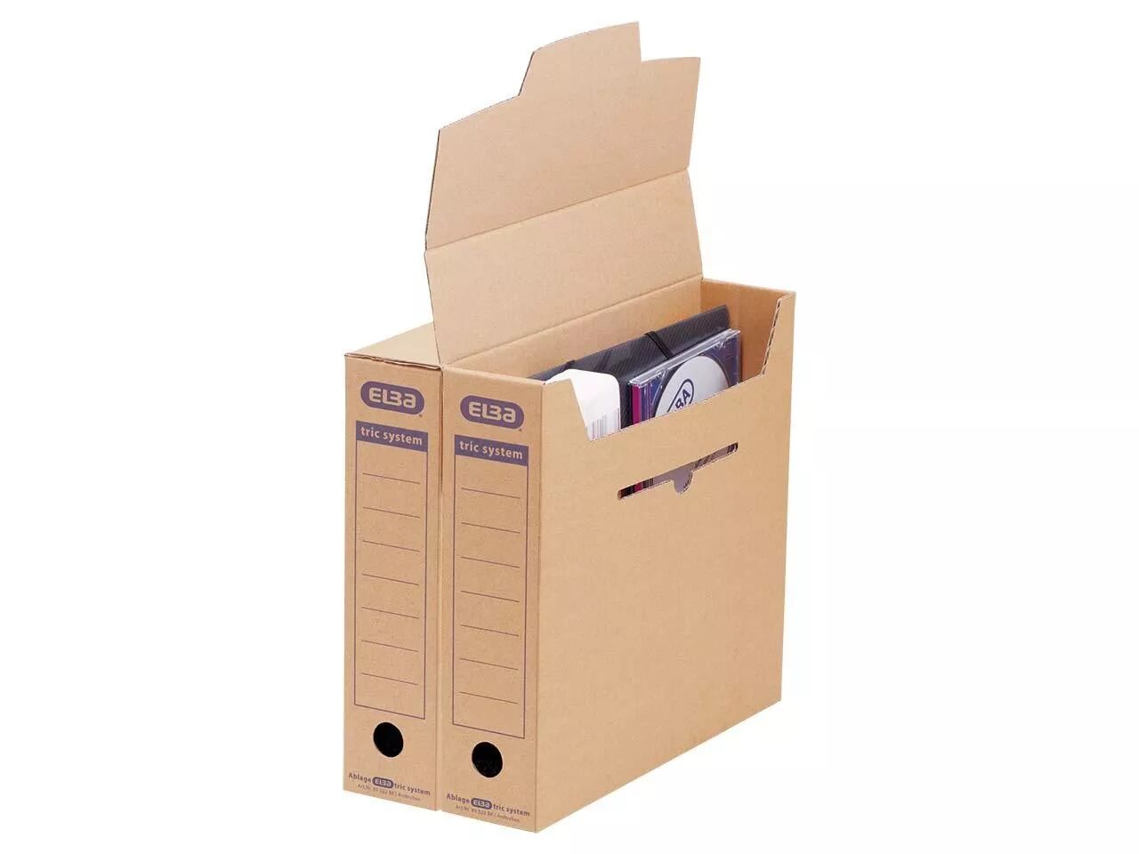 Bo&icirc;te d\'archive recycl&eacute;s \ tric System\ , Elba