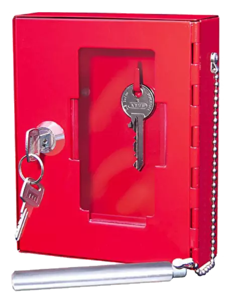 Bo�te pour cl� de secours, rouge