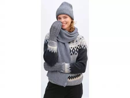 Bonnet chaud coton et laine bio \ Nilay\ 