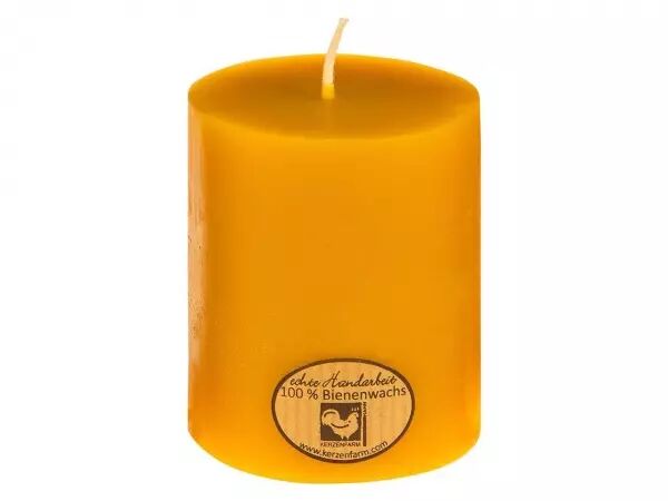 Bougie 100 % cire d\'abeille, � 75 x H65 mm