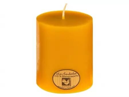 Bougie 100 % cire d\'abeille, Ø 75 x H65 mm