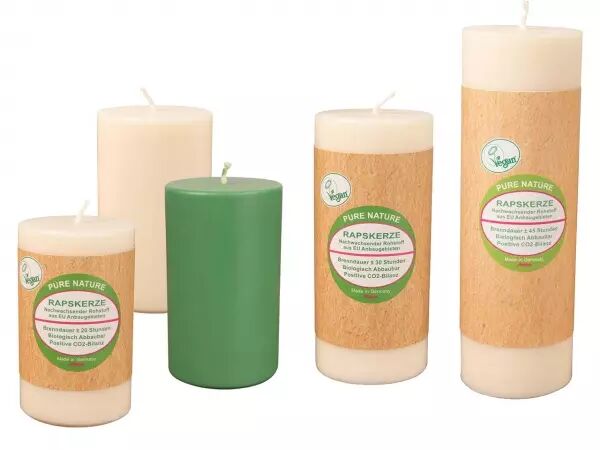 Bougie Pure Nature au colza