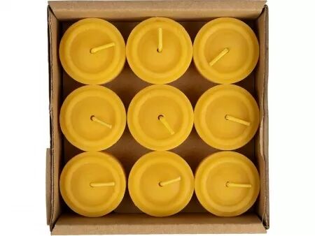 Bougies chauffe-plat en cire d\'abeille