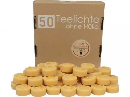 Bougies chauffe-plat en cire d\'abeille