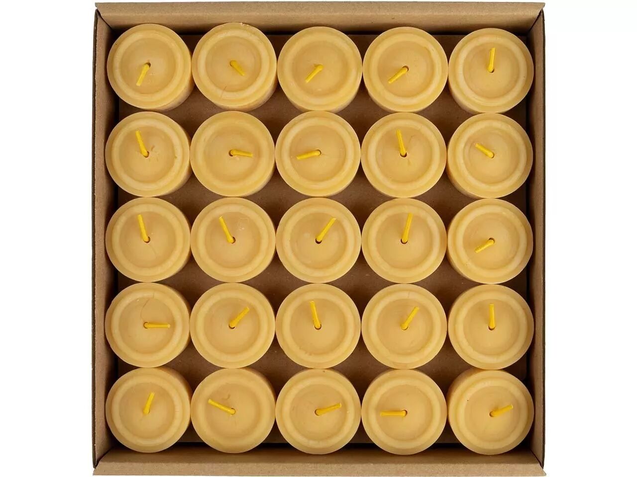 Bougies chauffe-plat en cire d\'abeille