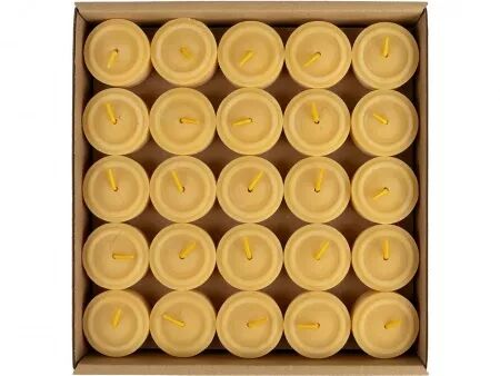 Bougies chauffe-plat en cire d\'abeille