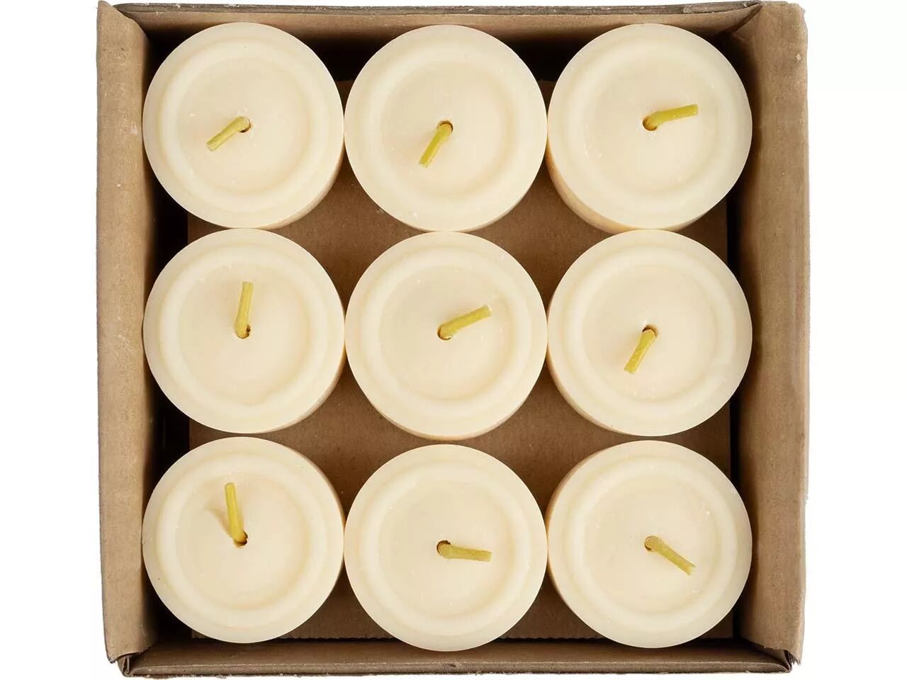 Bougies chauffe-plat en cire de colza