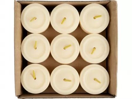 Bougies chauffe-plat en cire de colza
