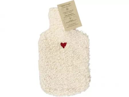 Bouillotte avec housse en coton biologique