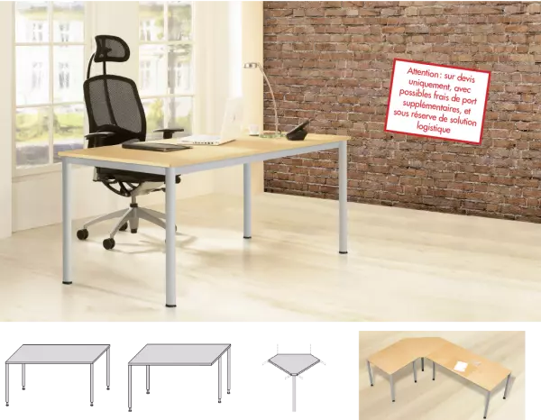Bureau CONTACT Base, h�tre massif FSC