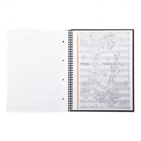 Cahier à spirale \ Note Book\  en papier PEFC