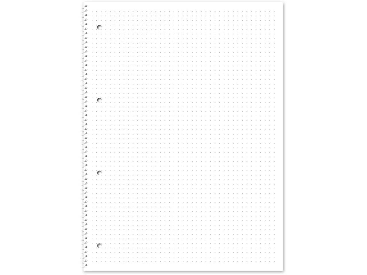Cahier papier recycl&eacute; r&eacute;glure Dot