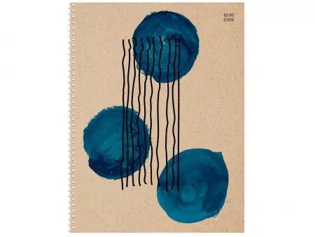 Cahier papier recycl&eacute; r&eacute;glure Dot