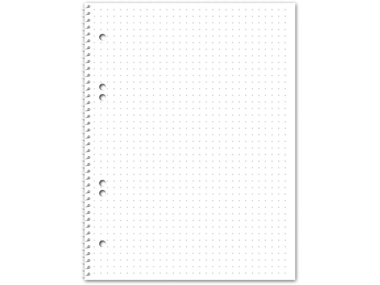 Cahier papier recycl&eacute; r&eacute;glure Dot