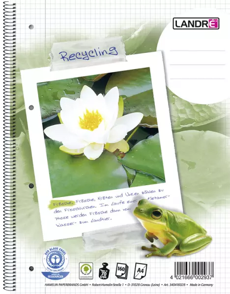 Cahier spirale A4 320 pages � petits carreaux