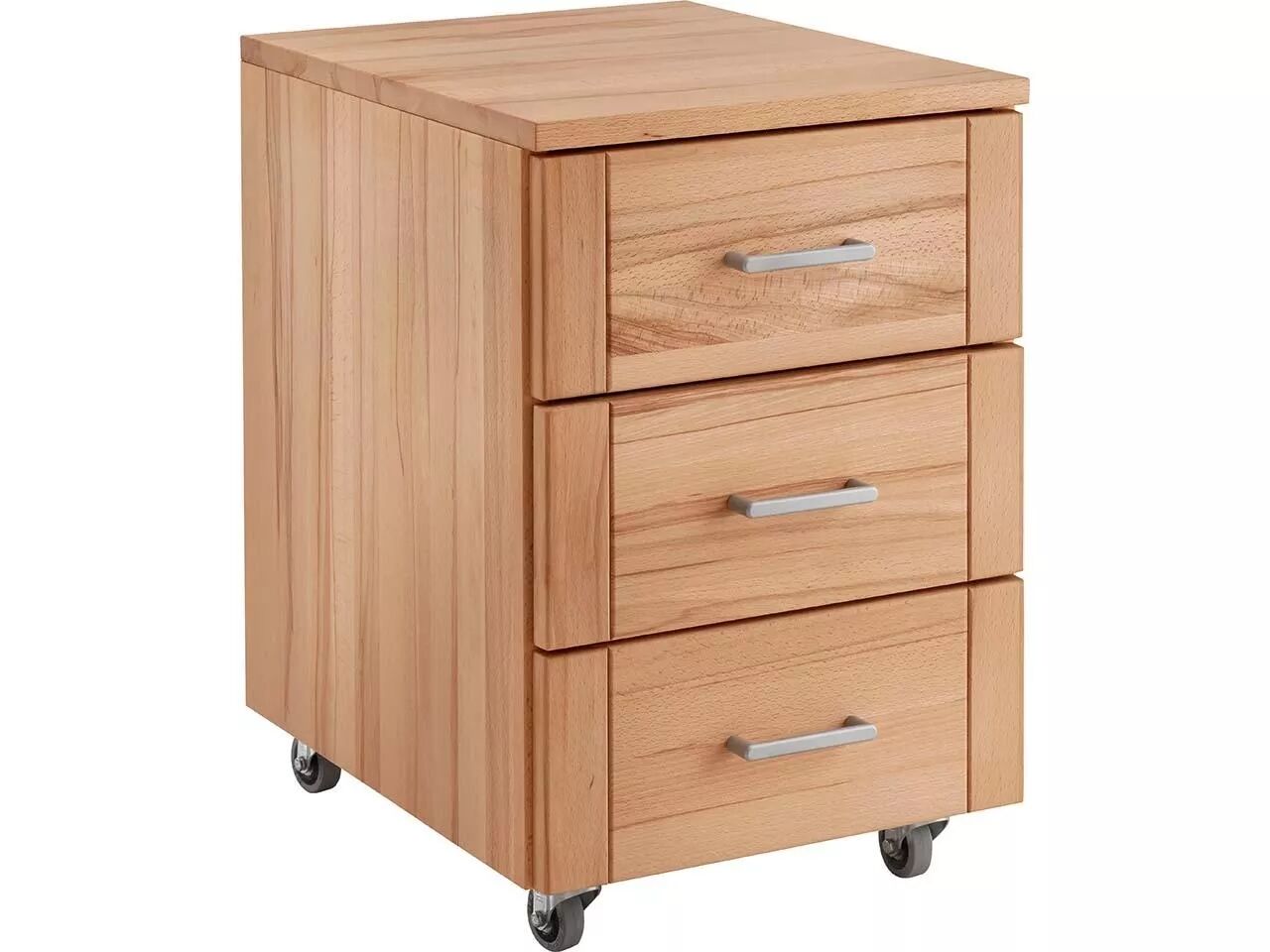 Caisson de bureau h&ecirc;tre massif, gamme Select