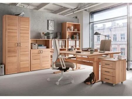 Caisson de bureau h&ecirc;tre massif, gamme Select