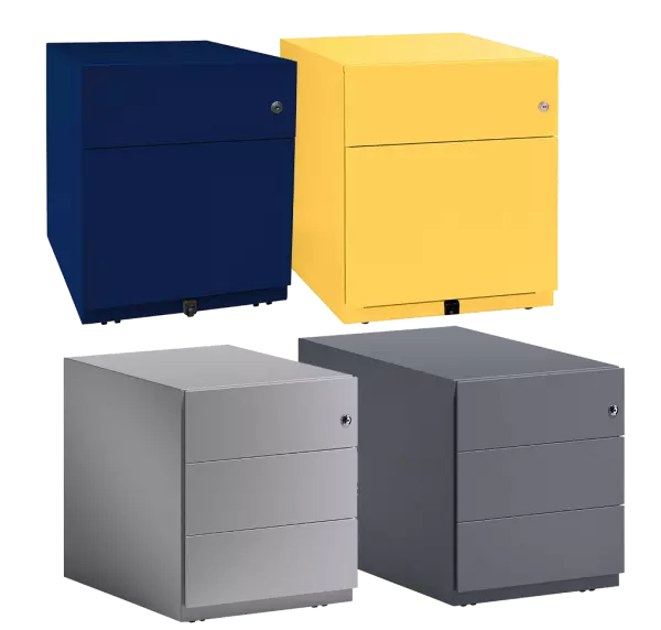 Caisson roulettes Bisley Note prof 56cm