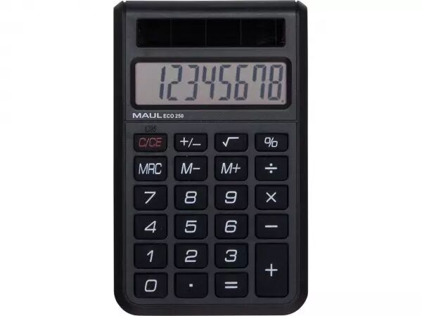 Calculatrice solaire de poche \ Eco 250\ 