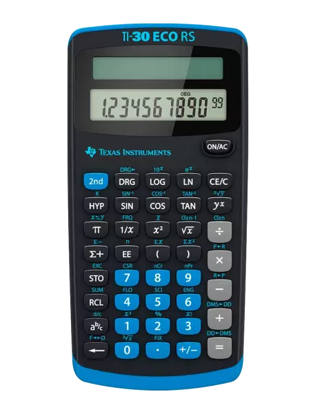 Calculatrice solaire scientifique TI 30 \ ECO RS\ 