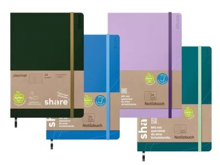 Carnet de notes A5, Share