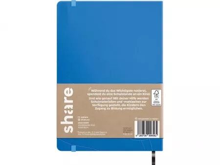 Carnet de notes A5, Share
