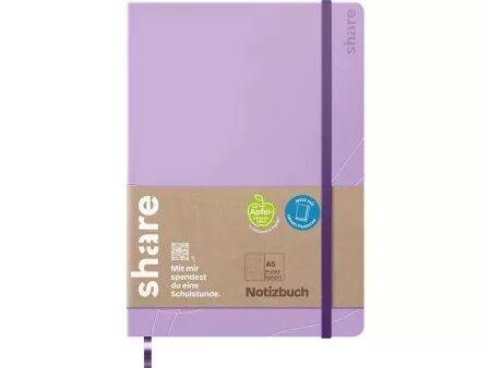 Carnet de notes A5, Share
