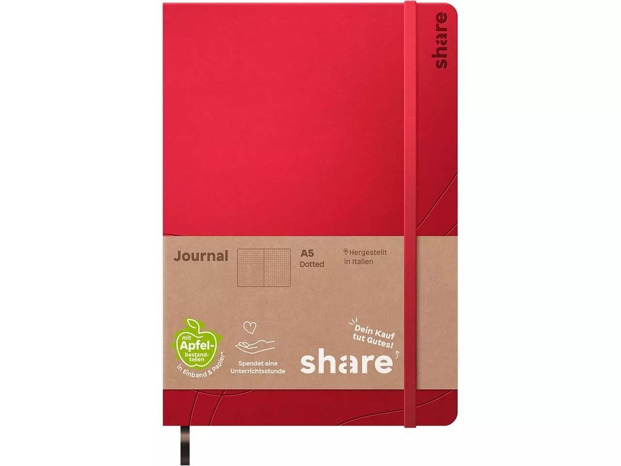 Carnet de notes A5, Share