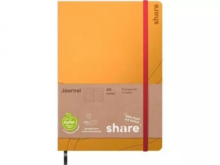 Carnet de notes A5, Share