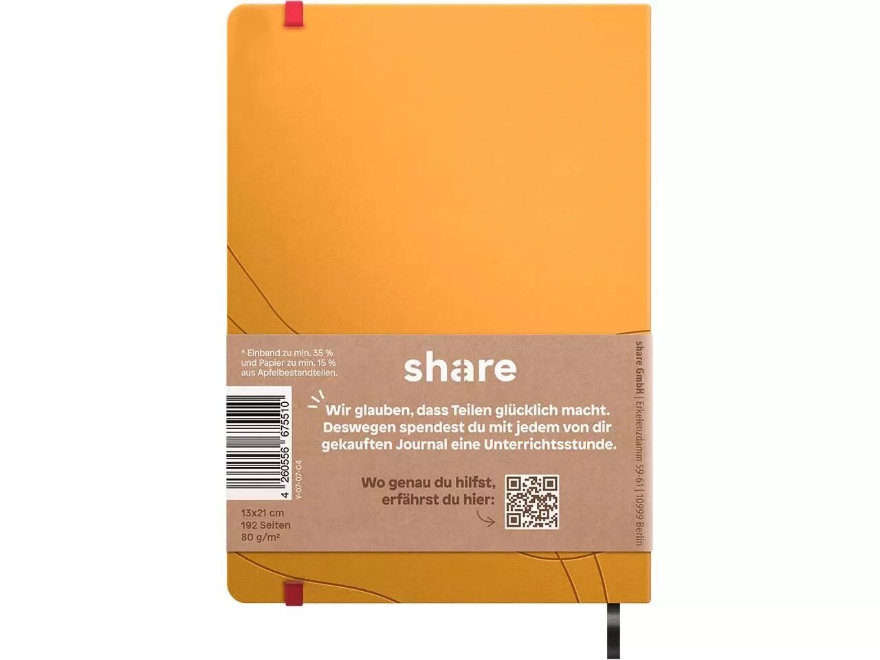 Carnet de notes A5, Share