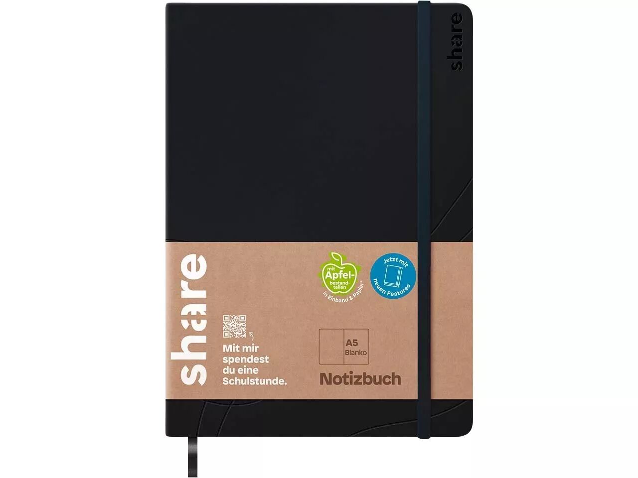 Carnet de notes A5, Share