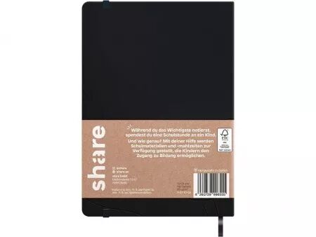 Carnet de notes A5, Share