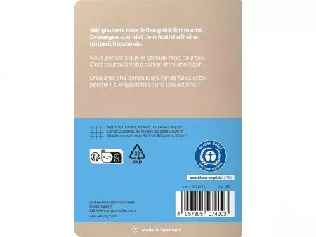 Carnet de notes A6, Share