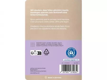 Carnet de notes A6, Share