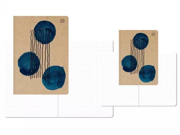 Carnet papier recycl� r�glure Dot, A5