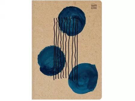 Carnet papier recycl&eacute; r&eacute;glure Dot, A5