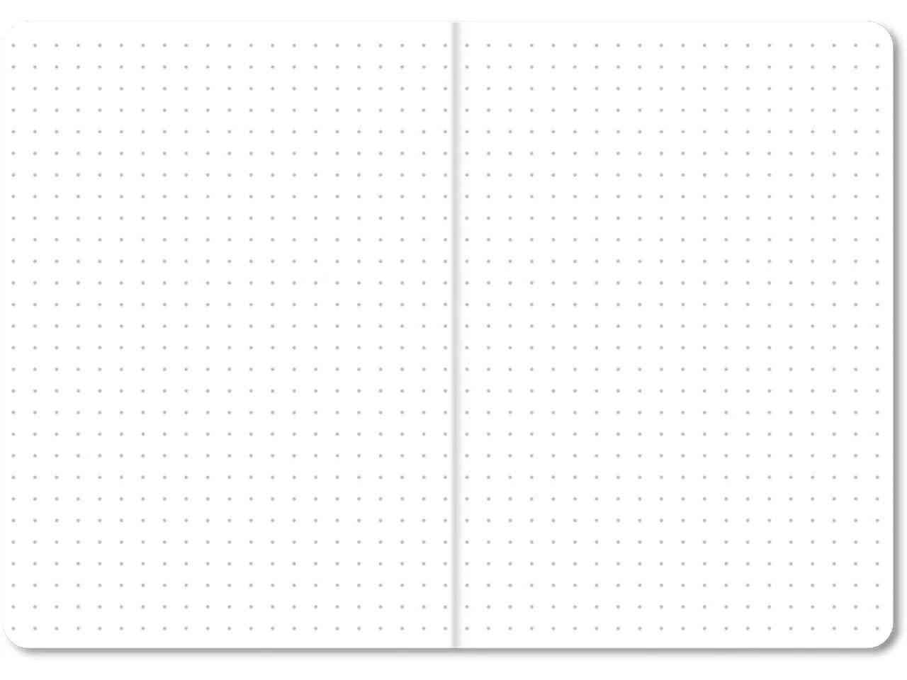 Carnet papier recycl&eacute; r&eacute;glure Dot, A5