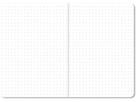 Carnet papier recycl&eacute; r&eacute;glure Dot, A5