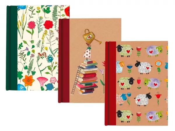 Carnet reli� lin A5 papier recycl� 192 pages
