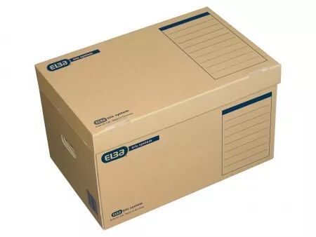 Carton d\'archives avec couvercle charni&egrave;re