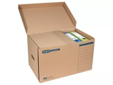 Carton d\'archives avec couvercle charni&egrave;re