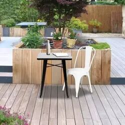 Chaise de bar pour l\'exterieur, en acier, URBAN