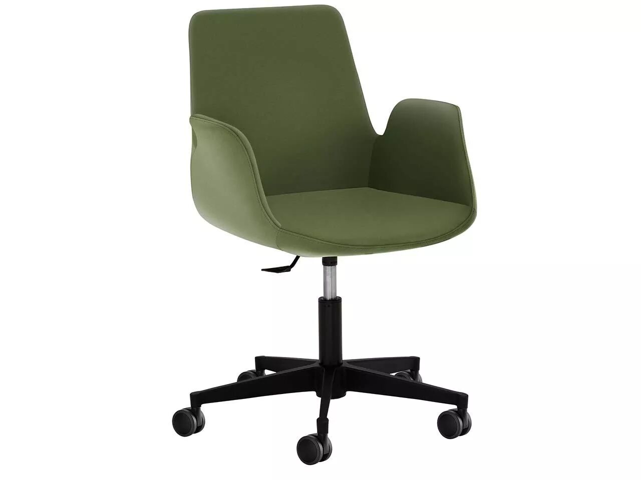 Chaise de bureau en tissu, &agrave; roulettes