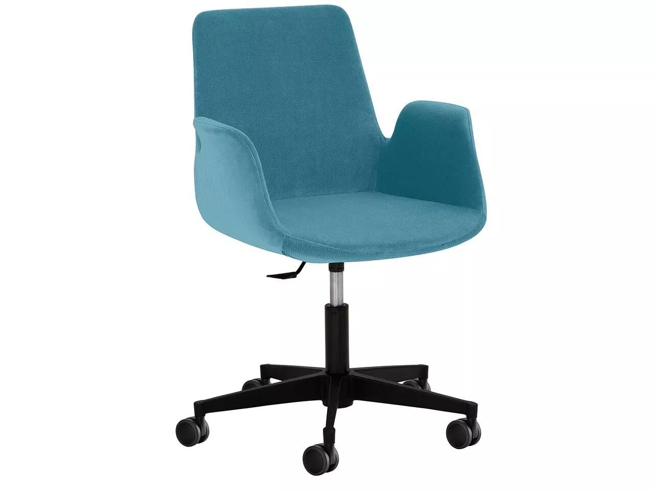 Chaise de bureau en tissu, &agrave; roulettes