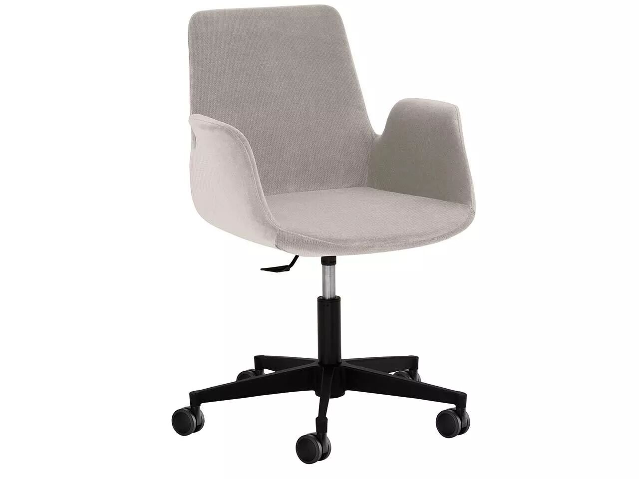 Chaise de bureau en tissu, &agrave; roulettes