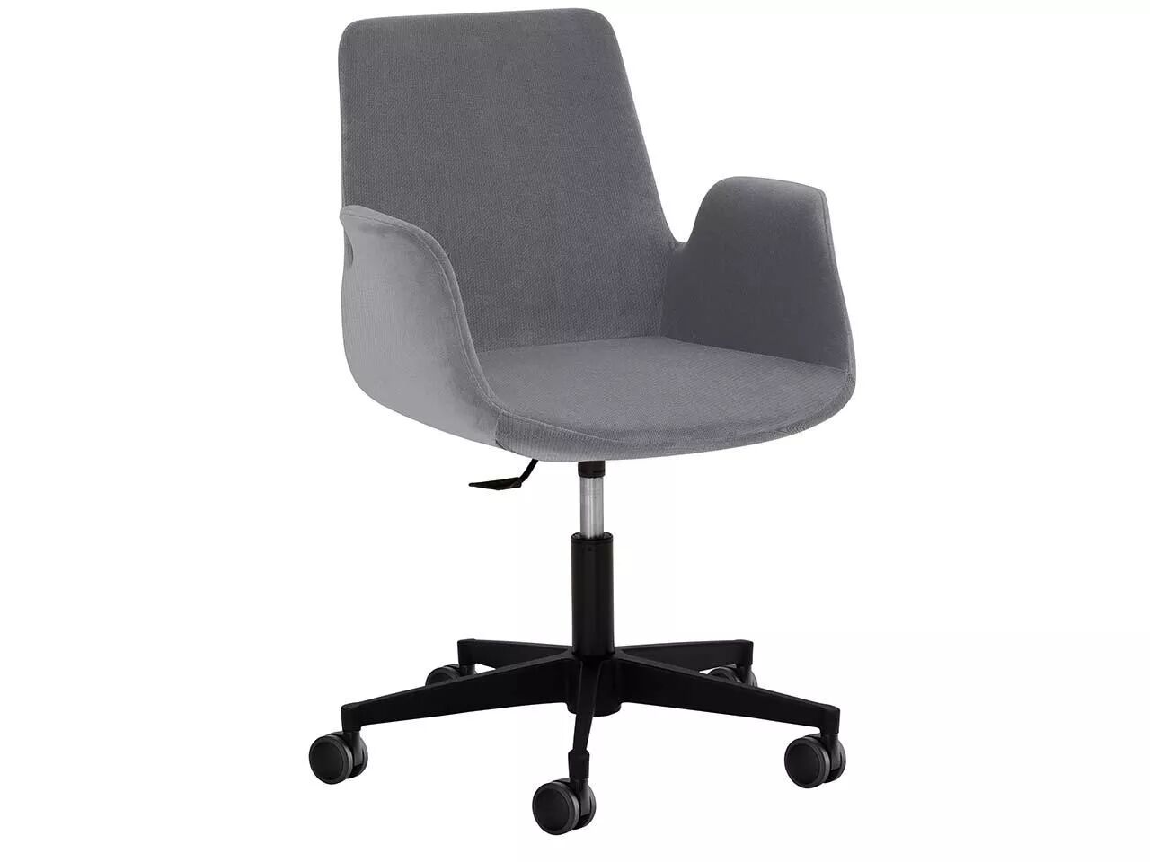 Chaise de bureau en tissu, &agrave; roulettes