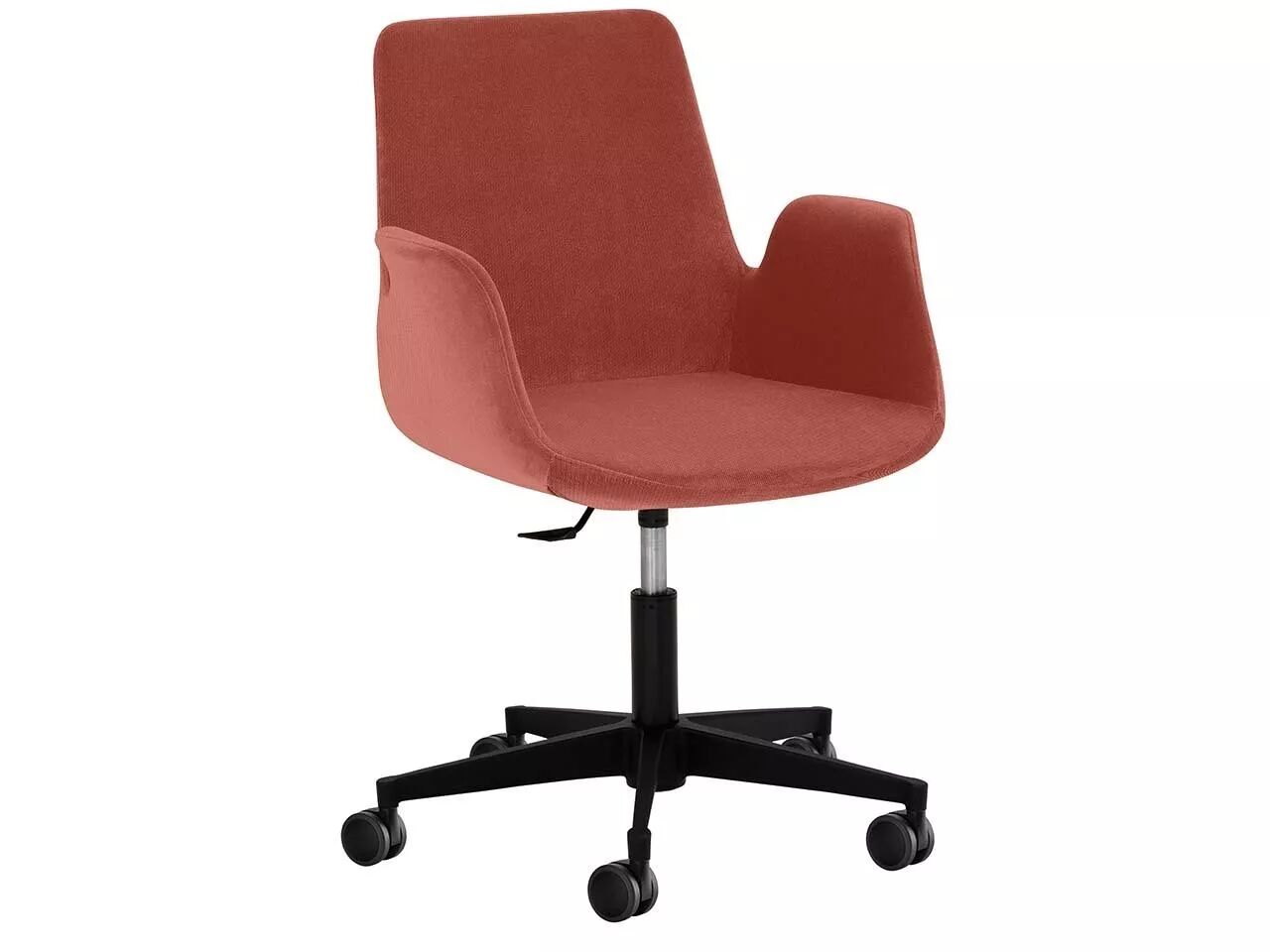 Chaise de bureau en tissu, &agrave; roulettes