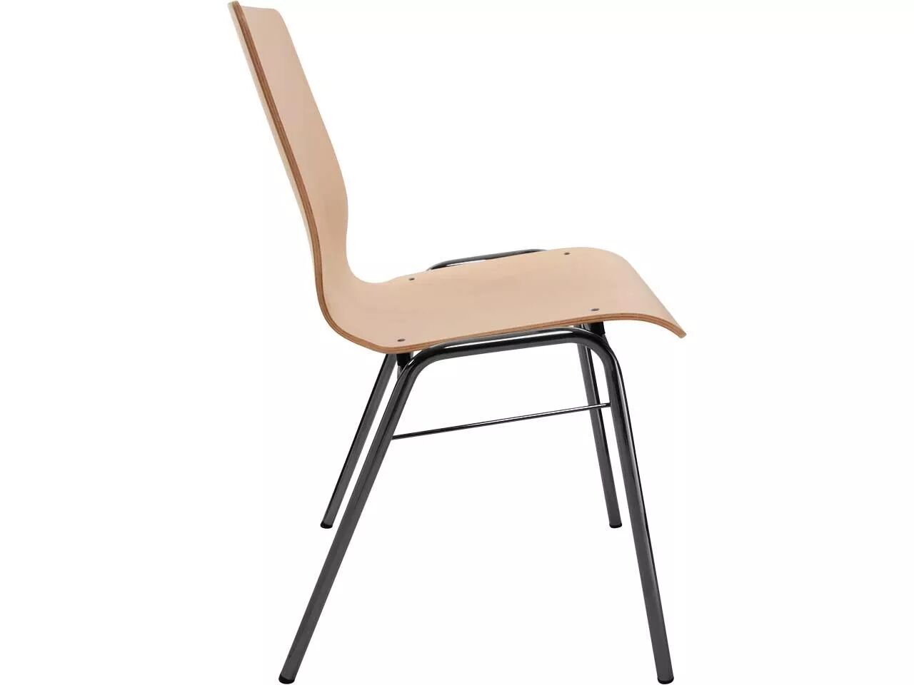 Chaise visiteur en h&ecirc;tre