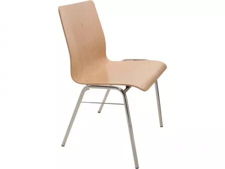 Chaise visiteur en h&ecirc;tre
